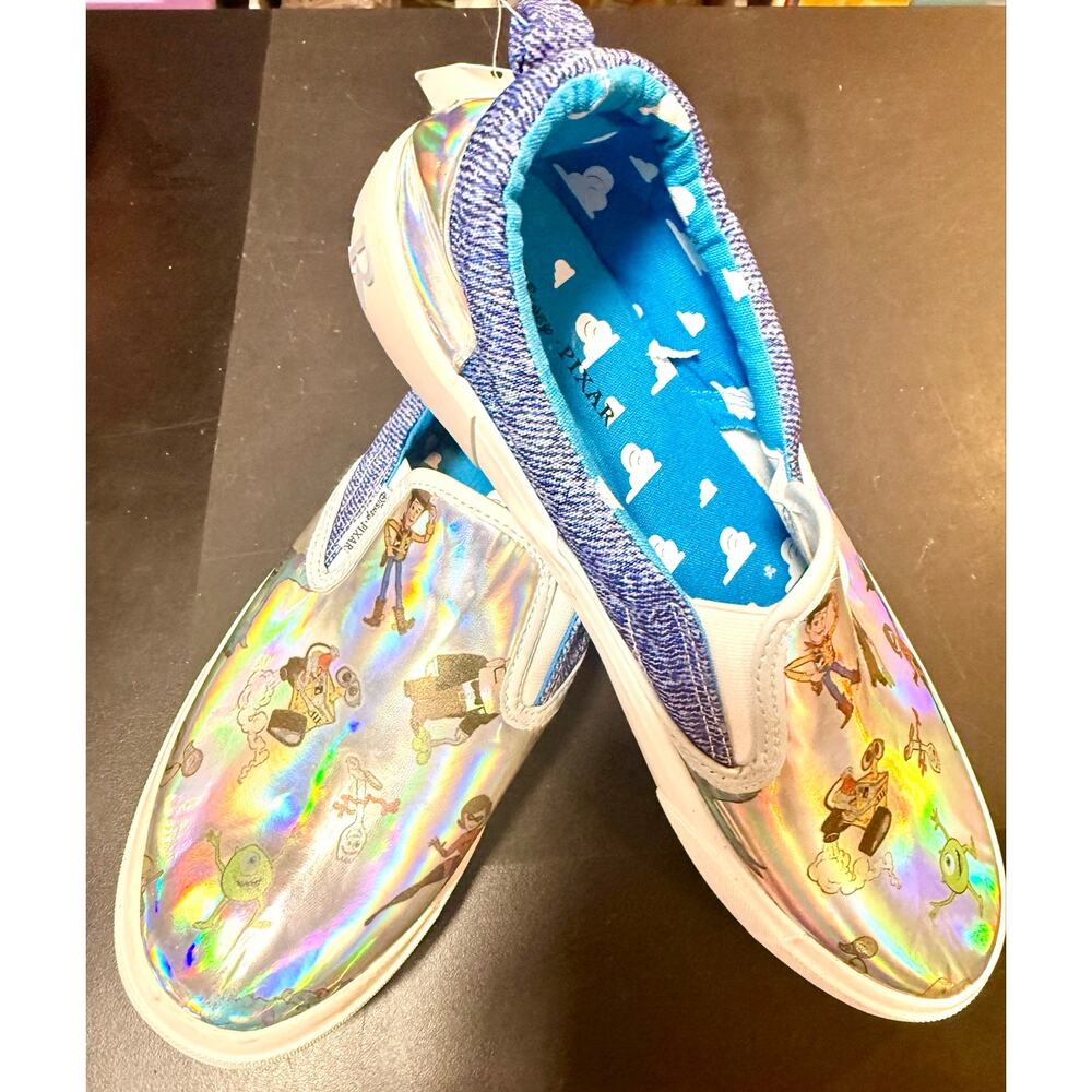 Ground Up Disney Pixar Women’s Shoes SZ 9 Slip On Sneakers  New With Tags